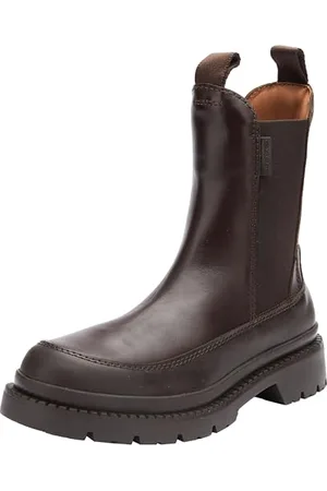 GANT FOOTWEAR Damen PREPNOVO Chelsea-Stiefel, Dark Brown, 37 EU