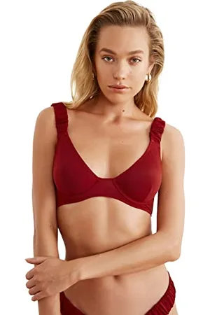 Trendyol Damen Shrinks About the Detailed Balenic Bikini Top, , 38 EU