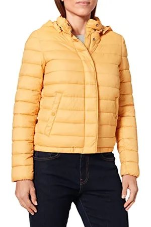 Marc O’ Polo Damen 70133 Steppjacke mit Abnehmbarer Kapuze, Warme Jacke ohne Daunen, Winterjacke aus ultraleichtem Nylon, , (Herstellergröße: 38)