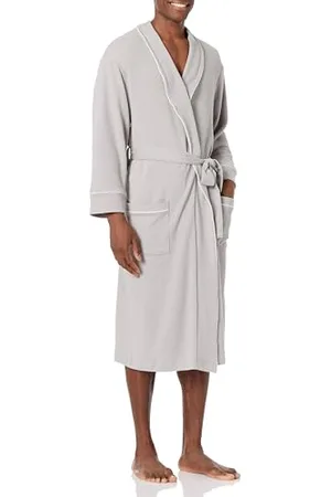 Amazon Herren Leichter Waffelpiqué-Bademantel (erhältlich in Big & Tall), , XL-XXL