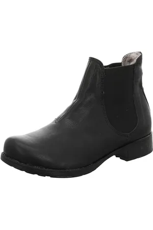 Think! Damen Denk chromfrei gegerbte Lammfell Chelsea-Boots, , 37.5 EU