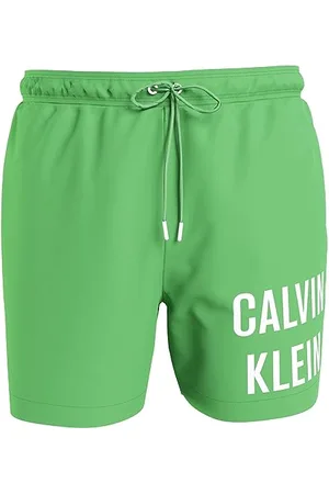 Calvin Klein Herren Badehose Medium Drawstring Lang, , M