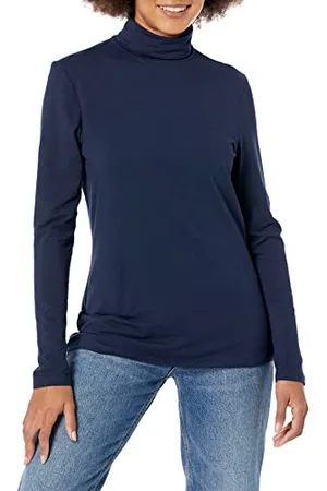Amazon Damen Langärmliger Rollkragenpullover (in Übergröße erhältlich), , S