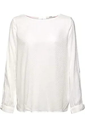 ESPRIT Damen 102ee1f304 Bluse, Off White, XS EU