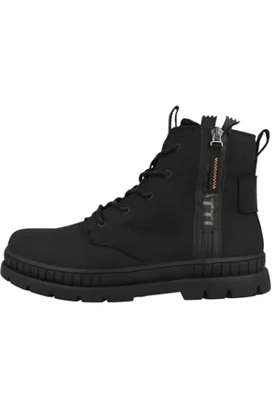 Bugatti Herren Schlupfstiefel, Männer Stiefel Kaltfutter,Flacher Absatz,kaltgefüttert,Boots,Winterstiefel,Winterschuhe,schwarz (1000),40 EU/EU UK
