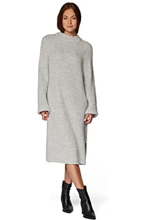 Mavi Damen Tricot Dress Kleid, , Klein