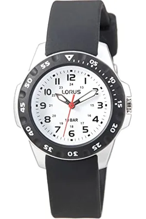 Lorus Jungen Analog Quarz Uhr mit Silikon Armband RRX53HX9