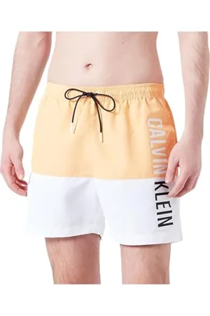 Calvin Klein Herren Badehose Medium Drawstring Lang, , L
