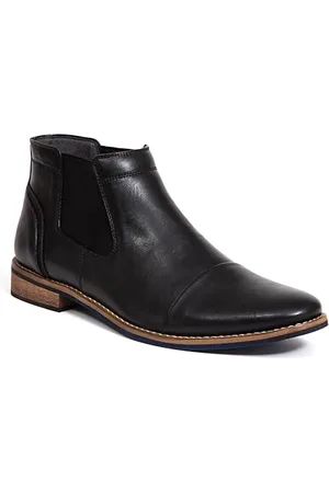 Deer Stags Herren Argos Chelsea-Stiefel, Schwarz/Blau, 42 EU