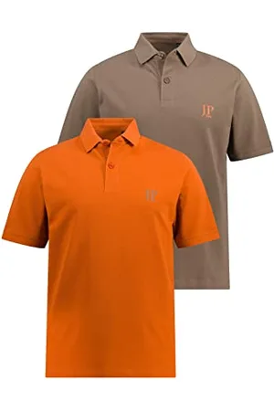 JP 1880 Herren große Größen Übergrößen Menswear L-8XL Poloshirts, Basic, 2er-Pack, Piqué, gekämmte Baumwolle 7XL 704317343-7XL