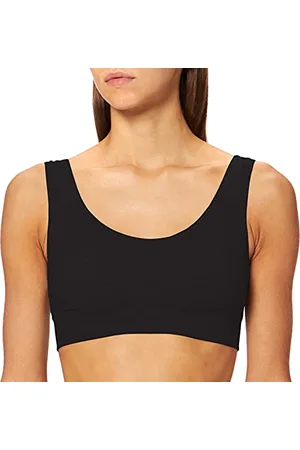 Calida Elastic Bustier Damen, mit breitem Softbund, natürlich atmungsaktive und weiche Single Jersey-Qualität
