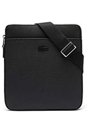 Lacoste Chantaco, Herren Schultertasche, (Black), 2x27x24 cm (W x H L)