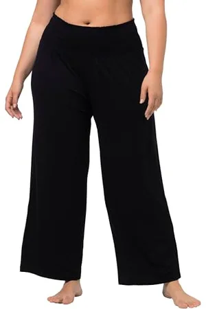 Ulla Popken Damen Marlenehose Schlupfhose, , 36W / 32L