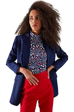 Trendyol Damen Bey Tket Blazer Jacket Navy , Marineblau, 40 EU
