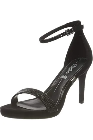 Buffalo Damen Monroe 2 Sandale mit Absatz, Black, 40 EU