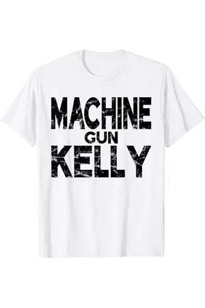 Machine Gun Kelly Offizielles Maschinengewehr Kelly Distress Logo T-Shirt