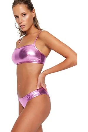 Trendyol Damen Bikinihose mit normaler Taille Bademode, , 40