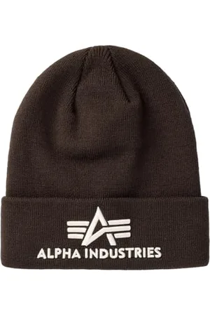 Alpha Industries Herren 3D Strickmütze aus Acryl Beanie-Mütze, , One Size