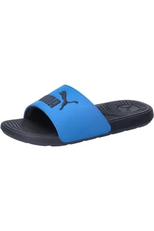 PUMA Cool Cat 2.0 PS Slide Sandal, Future Blue Black, 32 EU