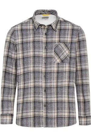 Camel Active Herren Flanell Karohemd aus Reiner Baumwolle menswear-3XL