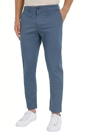 Tommy Hilfiger Herren Chino Hose Chino Bleecker Printed Structure Slim Fit, , 28W/34L