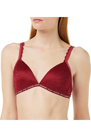 Calvin Klein Damen Lght Lined Triangle 000QF6199E Triangel-BHS, , L