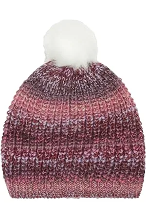 QS by s.Oliver Mädchen 2149584 Strickmütze mit Fake Fur Bommel, , 6.25