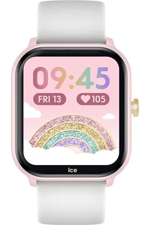 Ice-Watch Ice smart junior 2.0 Pink White - Rosafarbene Connected Watch für Kinder mit weißem Silikonarmband - 022797 (1,75 inch)