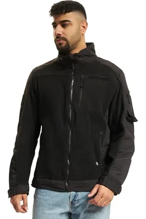 Brandit Fleece Ripstop Jacket, Farbe: black, Größe: 4XL