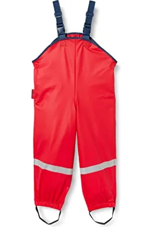 Playshoes Unisex Kinder Matschhose Regenlatzhose Textilfutter Wind- Und Wasserdichte Regenhose Regenbekleidung, , 86 EU