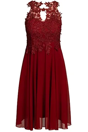 Apart Cocktailkleid aus Chiffon, Mesh und Spitze, , S