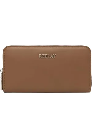 Replay Damen Portemonnaie mit Münzfach, Beige (Dirty Pale Beige 074), Onesize