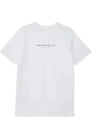 QS by s.Oliver Jungen 2143135 T-Shirt mit Frontprint, 100, 140