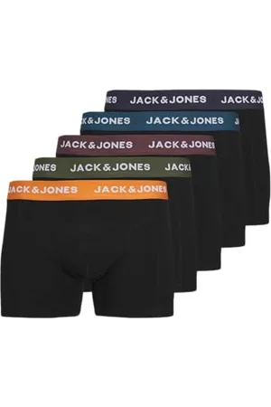 JACK & JONES JACK&JONES PLUS Jacoliver Solid Trunks 5 Pack Box Pls