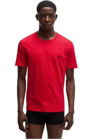 HUGO BOSS Herren T-Shirt RN Triplet P Dreier-Pack T-Shirts aus Baumwolle mit Logo-Print, ,XXL