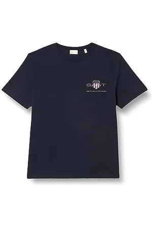 GANT Herren REG Archive Shield EMB SS T-Shirt, , Standard