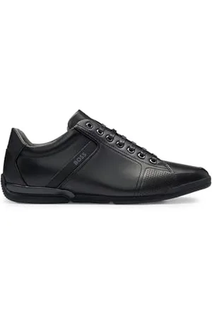 HUGO BOSS BOSS Men Saturn_Lowp_lux4 A_N Sneaker Black 44 EU