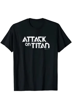 Attack on Titan White Iconic Title Original Logo T-Shirt