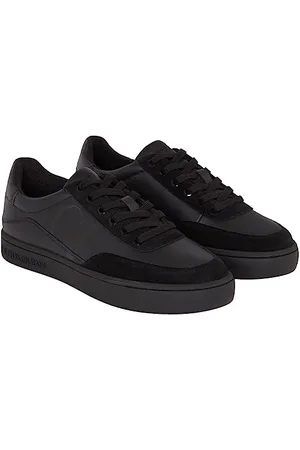 Calvin Klein Herren Classic Bold Mono YM0YM00713 Cupsole Sneaker, Schwarz (Triple Black), 44.5 EU