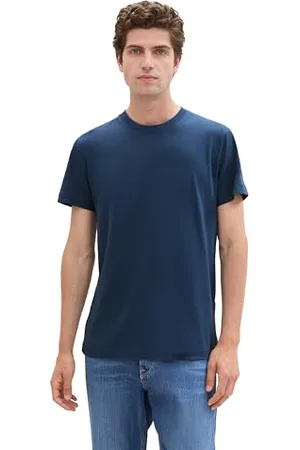 TOM TAILOR Herren 1043362 Basic Fitted T-Shirt, 26779-Nighttime Blue, 3XL