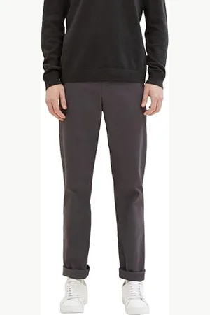 TOM TAILOR Herren Regular Fit Washed Chino Hose, , 30/34