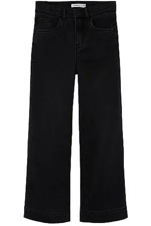 NAME IT Mädchen Nkfrose Hw Wide 1356-on Noos Jeanshose, , 128 EU