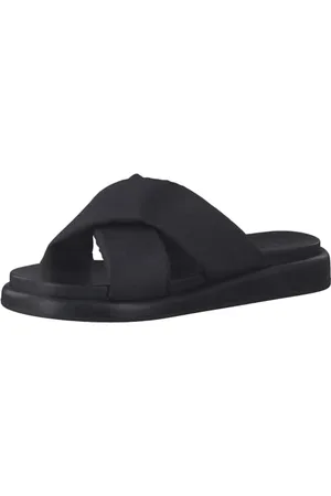 Marco Tozzi Damen Pantolette, flacher Absatz, weiches FEEL ME Fußbett, ideal für Business und Freizeit