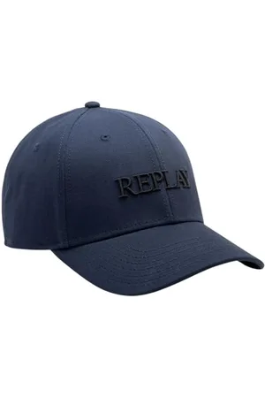 Replay Unisex Baseball Cap aus Baumwolle, Blau (Dress Blues 0724), OneSize