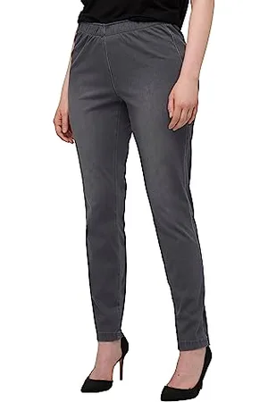 Ulla Popken Damen Jersey-Jeans Hosen, , 42W / 32L EU