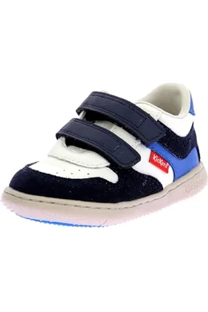 Kickers Jungen Unisex Kinder Kickmotion Sneaker, Marineblau, Weiß, Blau, 27 EU