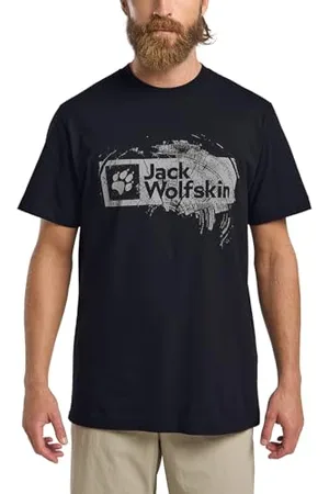 Jack Wolfskin Herren Brand T M T-Shirt, , L