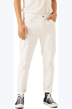 Garcia Herren Pants Denim Jeans, White, 29