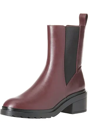 Amazon Damen Chelsea-Stiefel mit klobiger Sohle, , 40.5 EU Weit