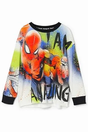 Desigual TS_Spider_Marvel, 1000 Blanco, 13/14